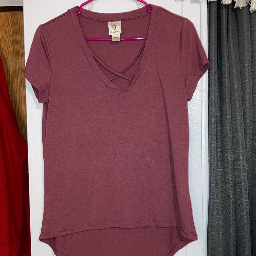 Cross chested blouse